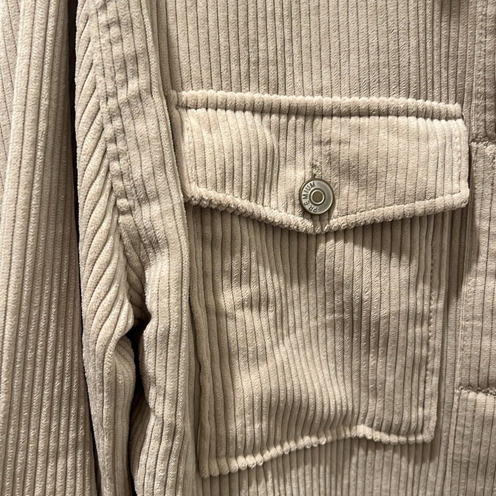 Bone Corduroy Button Up - image 2